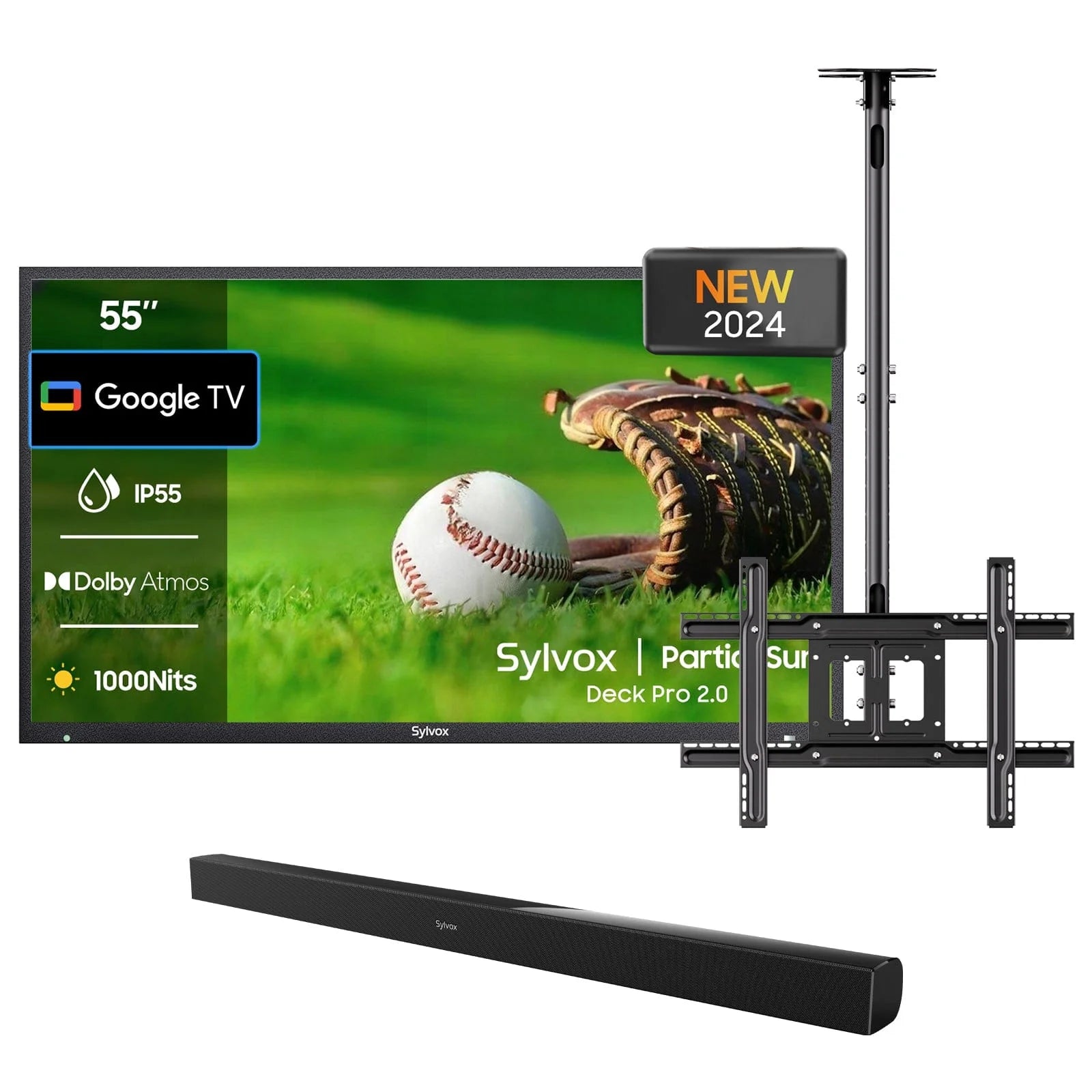 55" Outdoor Tv(Google TV) - 2024 Deck Pro 2.0