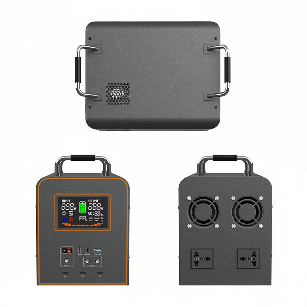 220V Output1000W 496Wh 155000Mah Portable Power Station Solar Generator Power Bank Outdoor Camping Battry Emergency Power Supply