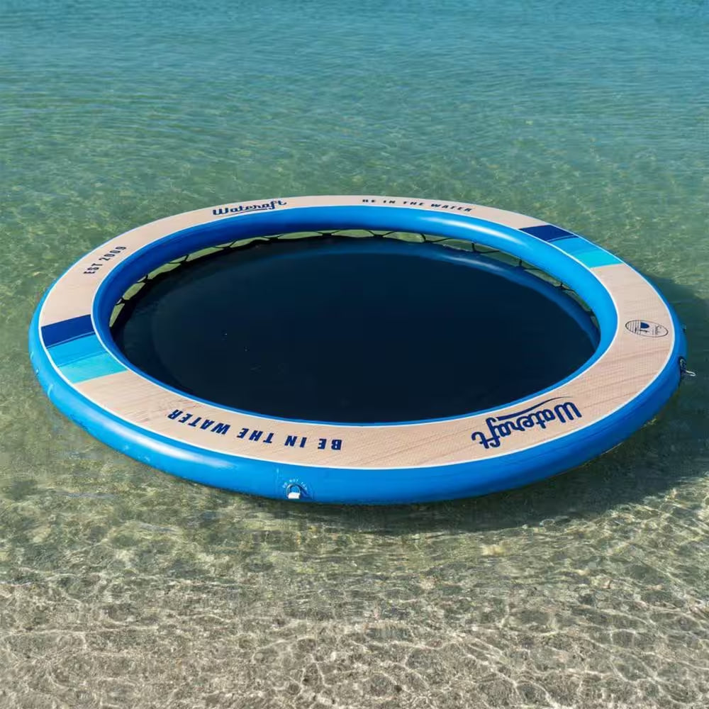 Inflatable Dock with Mesh Net Center