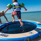 Inflatable Dock with Mesh Net Center