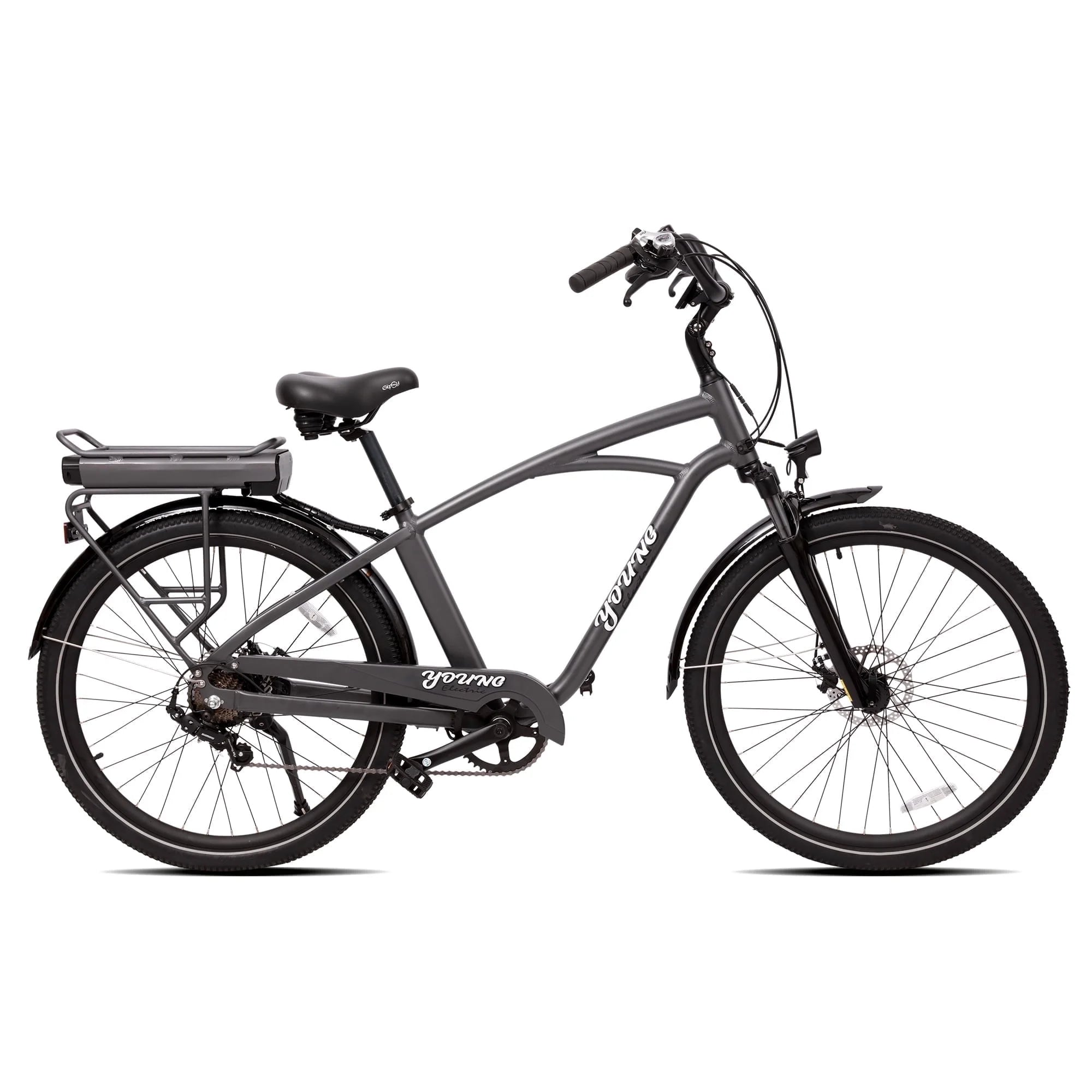 E-Vie Electric Cruiser Bike, 60+ Miles Long Range, Torque Sensor Ebike for Adults, Peak Power≥600W, CST 27.5" , 350 Lbs, 20 Mph, Beach City Commuter, UL2849