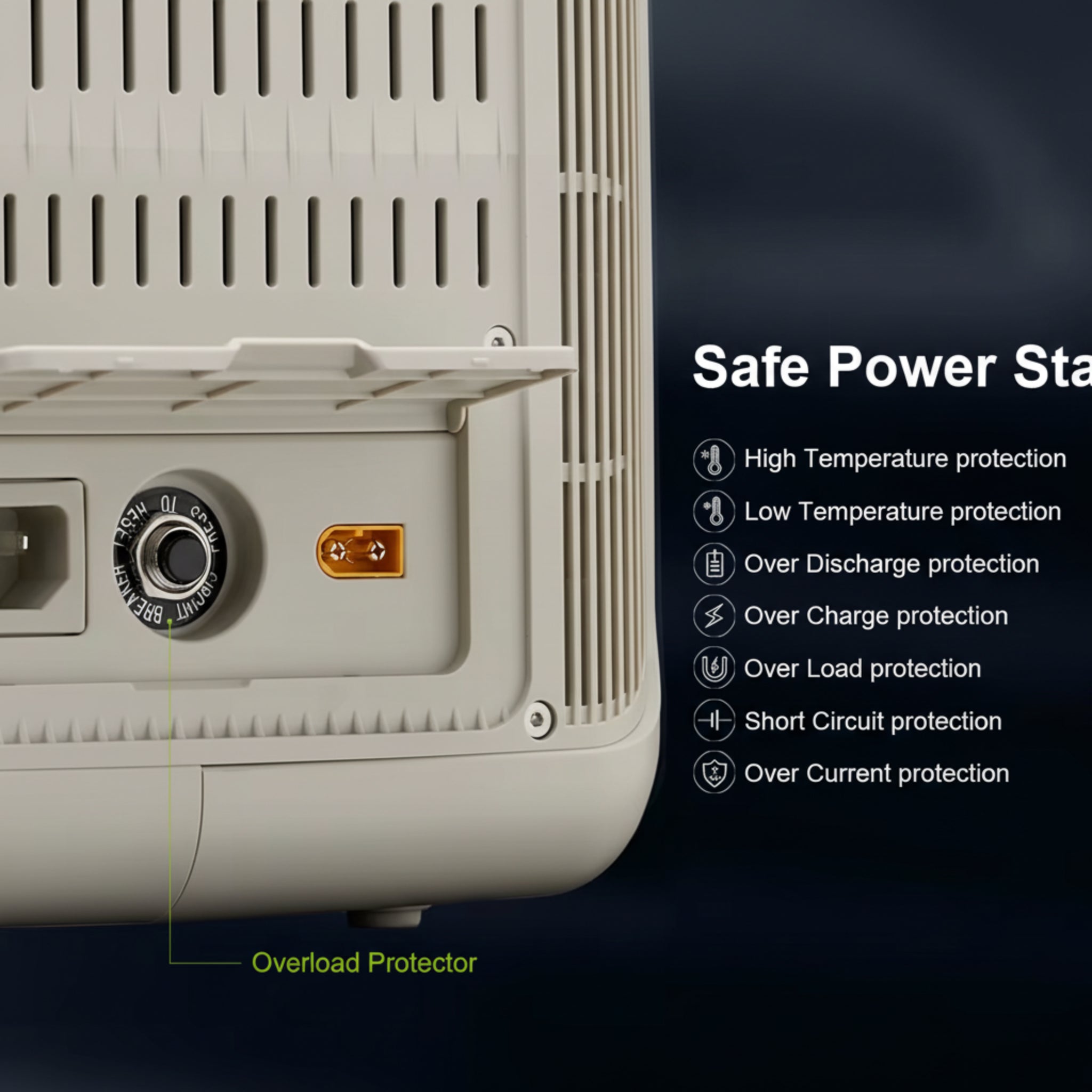 R600 Portable Power Station with Solar Panel 100W , 600W 299Wh Lifepo4 Solar Generator UPS Battery Backup MPPT for RV