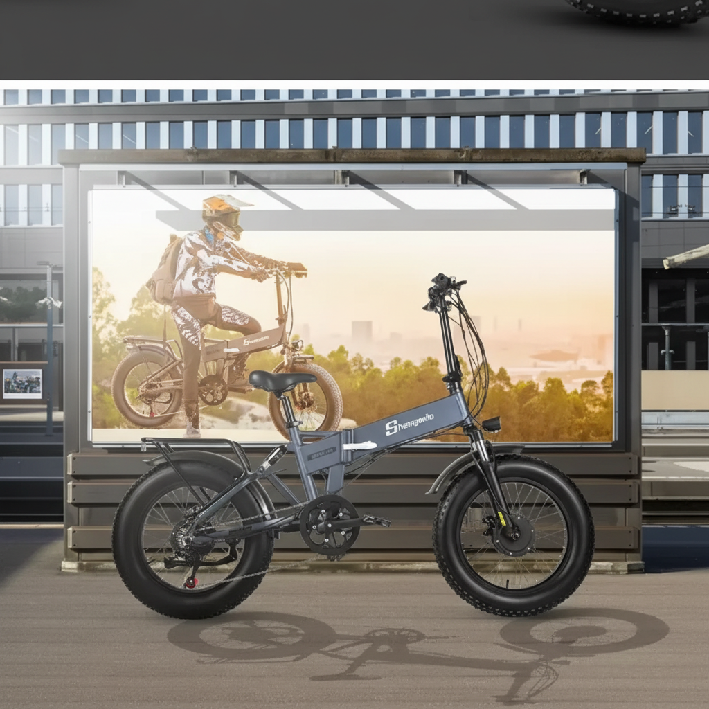 Electric Bike MX21 2000W 48V 15AH Dual Drive Removable Battery 20*4.0 Fat Tire Portable Mountain E-Bicycle Foldable City E-Bike